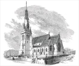New Church of St. Edward, at Romford - Consecrated on Thursday, September 19th, 1850. Creator: Unknown.