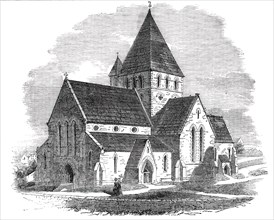 New Church of St. Ann, in the Isle of Alderney, 1850. Creator: Unknown.