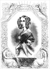 The late Queen of the Belgians, from a drawing by M. Baugniet, 1850. Creator: Smith & Cheltnam.