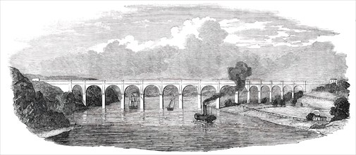 The Croton Aqueduct - Harlem River Bridge, 1850. Creator: Unknown.