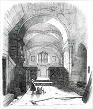 Interior of Upton Church, Bucks., 1850. Creator: Unknown.