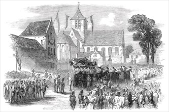 Funeral of the Queen of the Belgians - the Procession, 1850. Creator: Unknown.