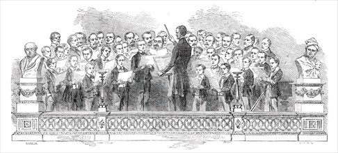 National Concerts at Her Majesty's Theatre - the Berlin Choir, 1850. Creator: Smyth.