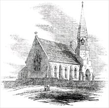 New Church, Rye Harbour, Sussex, 1850. Creator: Unknown.