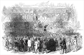 The Great City Meeting at Guildhall, 1850. Creator: Unknown.