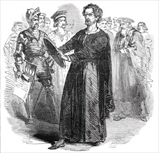 Mr. MacReady, as Richard II, at the Haymarket Theatre, 1850. Creator: Unknown.