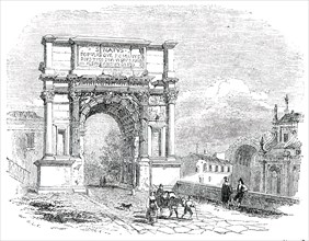 Arch of Titus - Rome, 1850. Creator: Unknown.