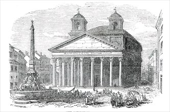 The Pantheon - Rome, 1850. Creator: Unknown.
