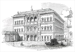 Farnese Palace - Rome, 1850. Creator: Unknown.