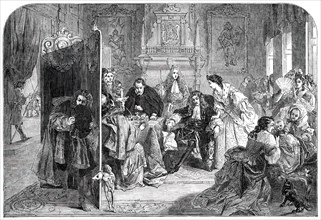 James II., in his Palace of Whitehall, Receiving the News..., 1850.  Creator: Unknown.