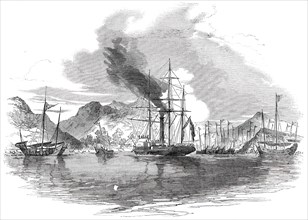Capture and Destruction of Thirteen Piratical Chinese Junks..., 1850. Creator: Unknown.