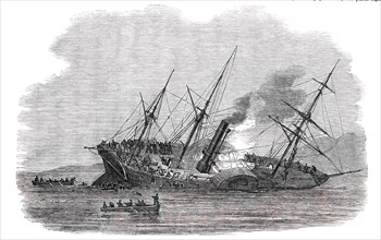 The "Orion" Sinking, 1850. Creator: Unknown.