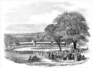 The Scottish Fete, in Lord Holland's Park, 1850. Creator: Unknown.
