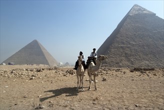 Pyramids, Giza, Egypt, 2007. Creator: Ethel Davies.