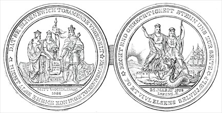 The Schleswig-Holstein Medal, 1850. Creator: Unknown.