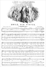 A Song for Christmas - "Smile, Old Winter", 1850. Creator: Unknown.