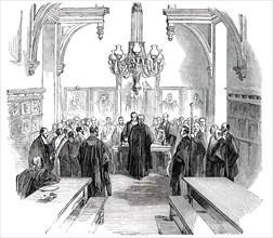 Middle Temple Hall - Mr. Serjeant Miller's Farewell, 1850. Creator: Unknown.