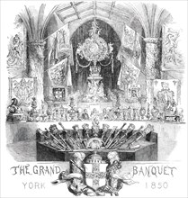 The Royal Table, and Mayoralty Insignia, 1850. Creator: Unknown.