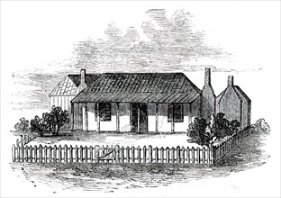 Settler's Station in Port Phillip, 1850. Creator: Unknown.