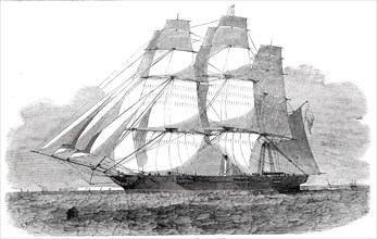 The Ship "Oriental", of New York, 1850. Creator: Unknown.