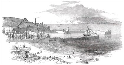 Opening of the Whitehaven and Furness Junction Railway - Whitehaven Bay, 1850. Creator: Unknown.