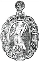 Regalia of Scotland: Jewel of St. Andrew, 1850. Creator: Unknown.