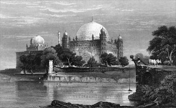'Sultan Mahomed Shah's Tomb, Bejapore', 1834. Creator: Samuel Prout.