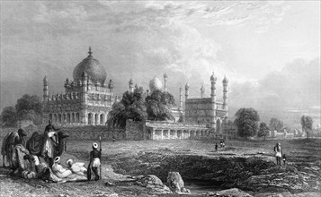 'Tomb of Ibrahim Padshah, - Bejapore', 1834. Creator: Thomas Allom.