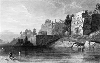 'King's Fort, - Boorhanpore', 1834. Creator: William Purser.