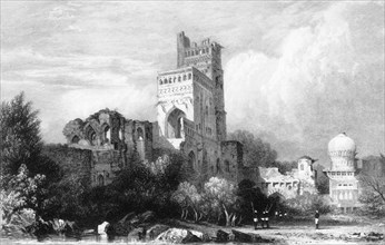 'Seven-Storied Palace, - Bejapore', 1834. Creator: Samuel Prout.