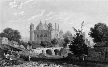 'Jumma Musjid, - Agra', 1834. Creator: William Purser.