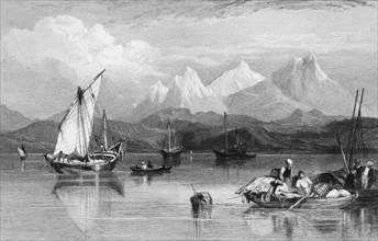 'El Wuish, - Red Sea', 1834. Creator: Clarkson Stanfield.