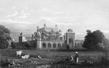 'Akbar's Tomb, - Secundra', 1835. Creator: William Purser.