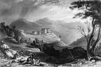 'Village of Naree', 1845. Creator: Unknown.