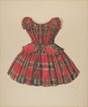 Girl's Dress, 1935/1942. Creator: Virginia Berge.