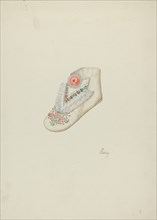 Baby's Shoe, c. 1940. Creator: Hal Blakeley.