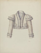Embroidered Bolero Jacket, c. 1940. Creator: Hal Blakeley.