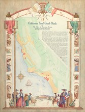 Map: California Land Grant Study, 1935/1942. Creator: Hal Blakeley.