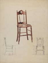 Chair, c. 1941. Creator: Wellington Blewett.