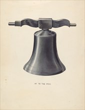 Bell - From Swedish Church, c. 1936. Creator: Wellington Blewett.