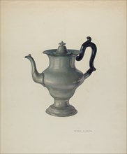 Coffee Pot, c. 1940. Creator: Oscar Bluhme.