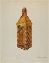 Bitters Bottle, c. 1939. Creator: Dorothy Brennan.