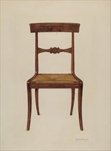 Chair, c. 1937. Creator: Helen Bronson.