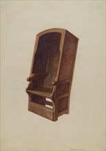 Chair, c. 1941. Creator: Ethelbert Brown.