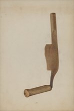 Drawknife, c. 1938. Creator: George C. Brown.