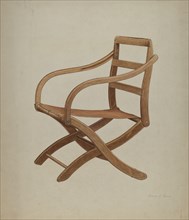 Camp Chair, c. 1940. Creator: George C. Brown.