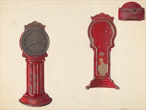 Clock Bank, c. 1938. Creator: Alf Bruseth.