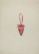 Emery in the Shape of a Strawberry, c. 1937. Creator: Ann Gene Buckley.