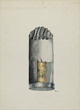 Candle Holder, 1936. Creator: Irene M. Burge.