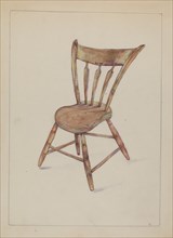 Kitchen Chair, c. 1935. Creator: Rosa Burger.